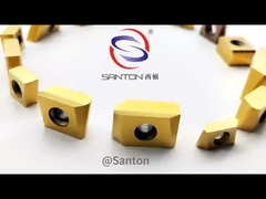 إدراجات طحن قابلة للفهرسة P25 ISO9001 إدراجات طحن كربيد رمادي أسود أرجواني