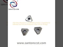 ضمان إدراجات طحن الكربيد ذات المقاومة العالية للتآكل لإطالة عمر الأداة ووقت الإنتاج من 25 إلى 30 يومًا