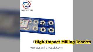 إدراجات طحن عالية التأثير W Co Ti PNGG120530