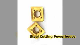 إدراجات كربيد CrTiAIN لتشطيب الفولاذ