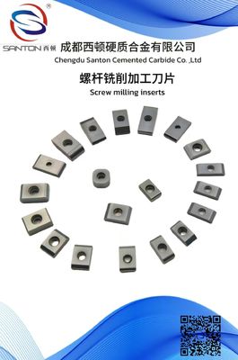 شراء Screw Milling Series Blades Thermal Shock Carbide Milling Tool Inserts Impact Resistant online manufacture