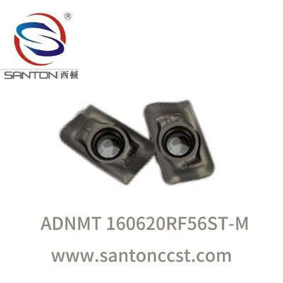 ADMT 160620RF56ST-M CNC Carbide Inserts with High-temperature Alloy and Multi-layer TiAlN Coating for Universal CNC Machines