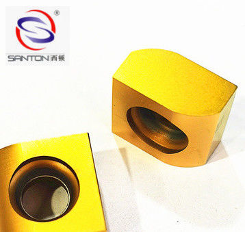 Roughing Indexable Milling Inserts For Stainless Steel CVD PVD Coated