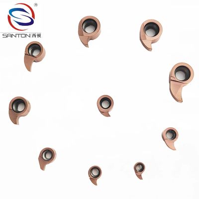 سعر جيد بدائل مطلية باللون البني الفاصلة إدراجات القطع كربيد CNC إدراجات القطع الانترنت